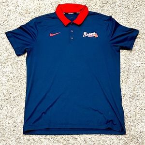 Men’s Nike Baseball Atlanta Braves Polo - Large